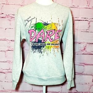 Gray DARE Graphic Women's Sweater